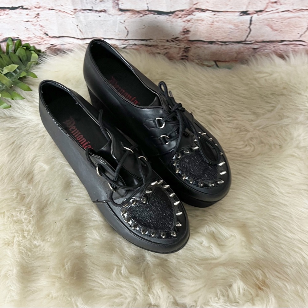 Demonia Black Grip 2 Platform - Picture 2 of 6